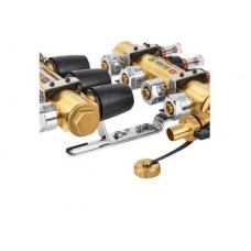 Колекторний блок з витратомірами та євроконусами Raftec GOLD 1"х2 LCR-1.2